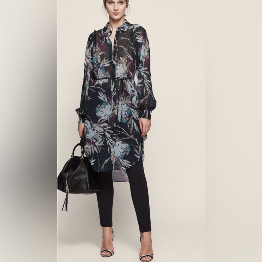 REISS Antonella shirt dress